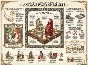 Antique Ivory Chess Sets Guide Infographic