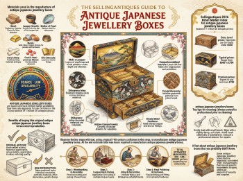 Antique Japanese Jewellery Boxes Guide Infographic