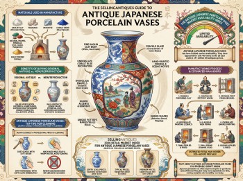 Antique Japanese Porcelain Vases Guide Infographic