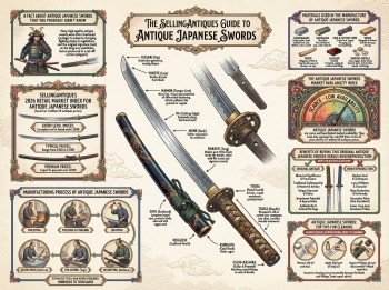 Antique Japanese Swords Guide Infographic