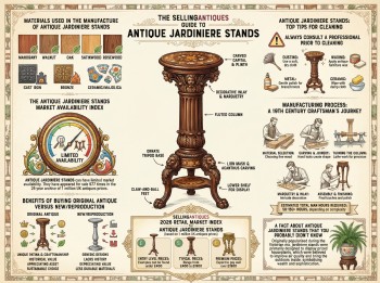 Antique Jardiniere Stands Guide Infographic