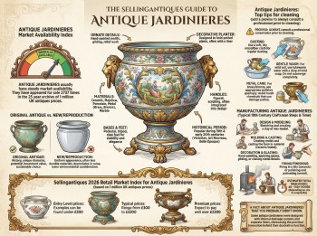 Antique Jardinieres Guide Infographic