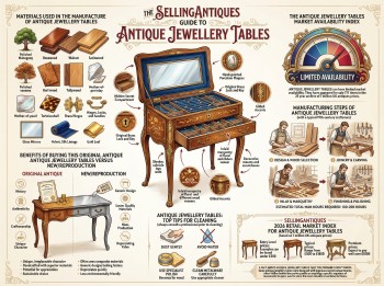 Antique Jewellery Tables Guide Infographic