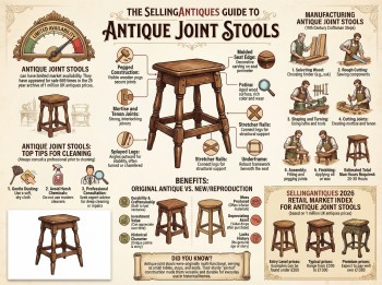Antique Joint Stools Guide Infographic