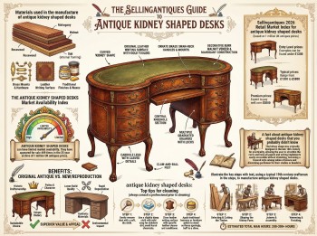 Antique Kidney Shaped Desks Guide Infographic