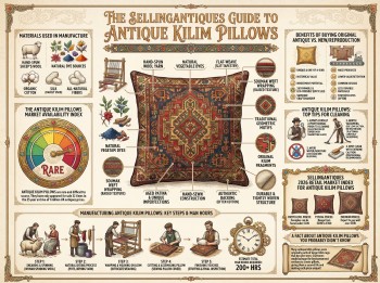 Antique Kilim Pillows Guide Infographic