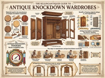 Antique Knockdown Wardrobes Guide Infographic