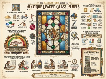 Antique Leaded Glass Panels Guide Infographic