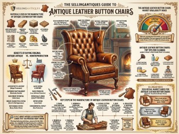 Antique Leather Button Chairs Guide Infographic