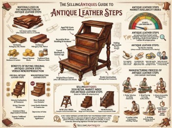 Antique Leather Steps Guide Infographic