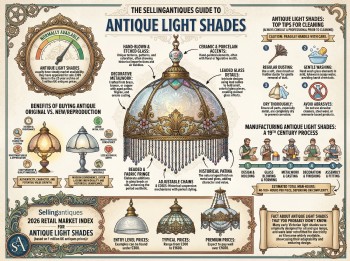 Antique Light Shades Guide Infographic