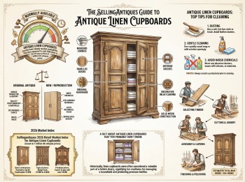 Antique Linen Cupboards Guide Infographic