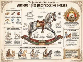 Antique Lines Bros Rocking Horses Guide Infographic