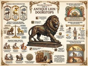 Antique Lion Doorstops Guide Infographic