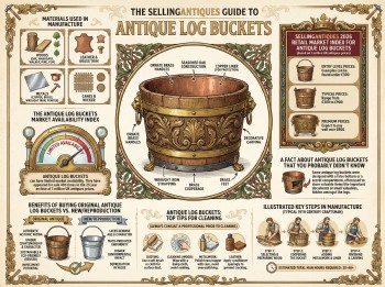 Antique Log Buckets Guide Infographic