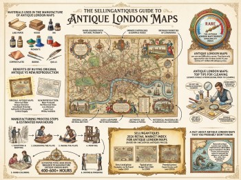 Antique London Maps Guide Infographic