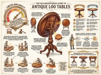 Antique Loo Tables Guide Infographic