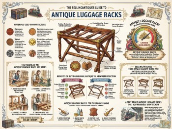 Antique Luggage Racks Guide Infographic