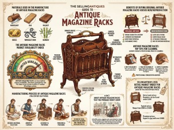 Antique Magazine Racks Guide Infographic