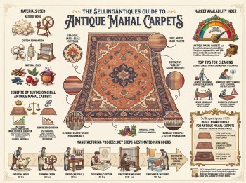 Antique Mahal Carpets Guide Infographic