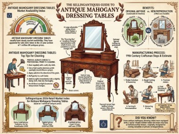 Antique Mahogany Dressing Tables Guide Infographic