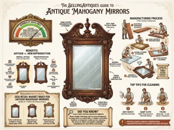 Antique Mahogany Mirrors Guide Infographic