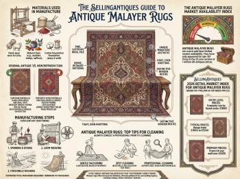 Antique Malayer Rugs Guide Infographic