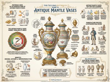 Antique Mantle Vases Guide Infographic