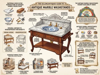 Antique Marble Washstands Guide Infographic