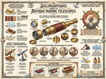 Antique Marine Telescopes Guide Infographic