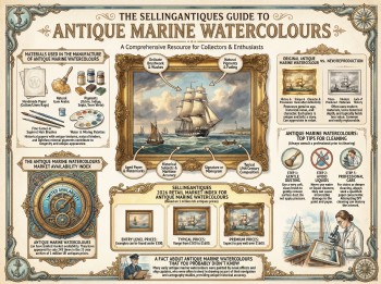 Antique Marine Watercolours Guide Infographic