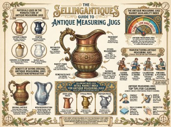 Antique Measuring Jugs Guide Infographic