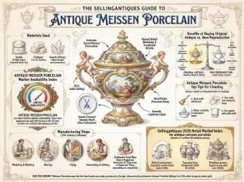 Antique Meissen Porcelain Guide Infographic