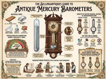 Antique Mercury Barometers Guide Infographic