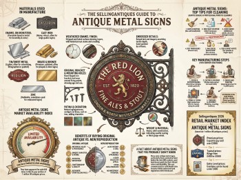 Antique Metal Signs Guide Infographic