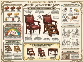 Antique Metamorphic Steps Guide Infographic