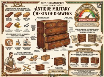 Antique Military Chests Of Drawers Guide Infographic