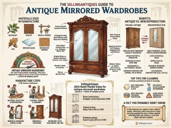 Antique Mirrored Wardrobes Guide Infographic