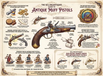 Antique Muff Pistols Guide Infographic