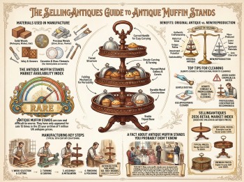 Antique Muffin Stands Guide Infographic