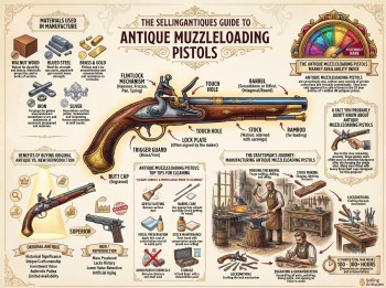 Antique Muzzleloading Pistols Guide Infographic
