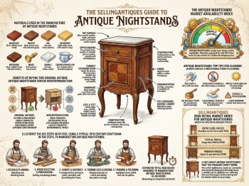 Antique Nightstands Guide Infographic