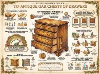 Antique Oak Chests Of Drawers Guide Infographic