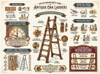 Antique Oak Ladders Guide Infographic
