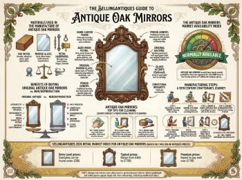 Antique Oak Mirrors Guide Infographic