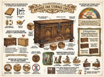 Antique Oak Storage Chests Guide Infographic