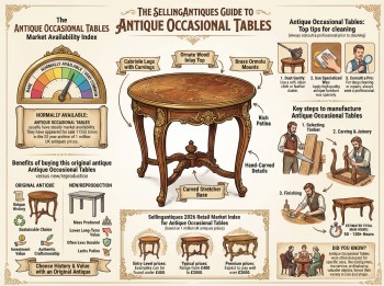 Antique Occasional Tables Guide Infographic