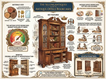 Antique Office Bookcases Guide Infographic