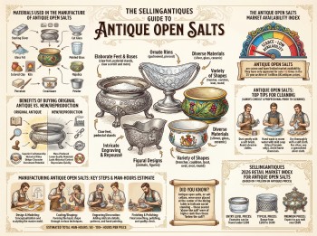 Antique Open Salts Guide Infographic