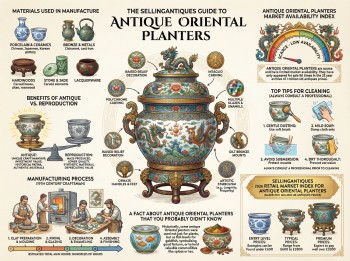 Antique Oriental Planters Guide Infographic